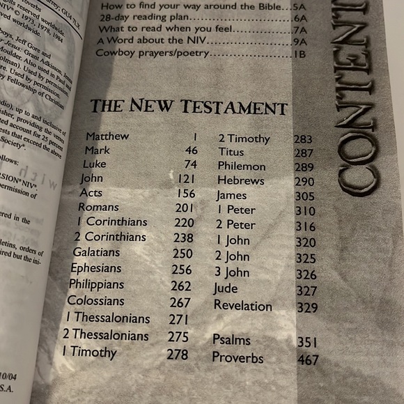 New Testament Bible, “The Way For Cowboys”, 3,50”x5.50” - Picture 4 of 4